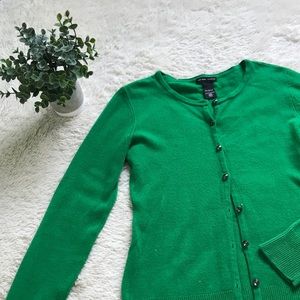 New York & Co Emerald Cardigan